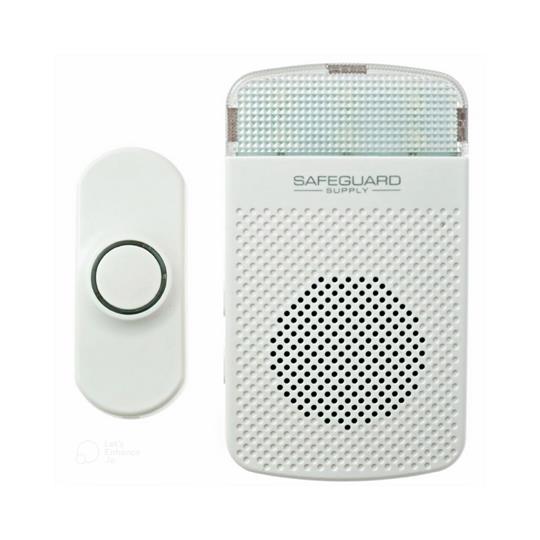 Safeguard Supply ERA Wireless Doorbell + Flashing Strobe Receiver Kit